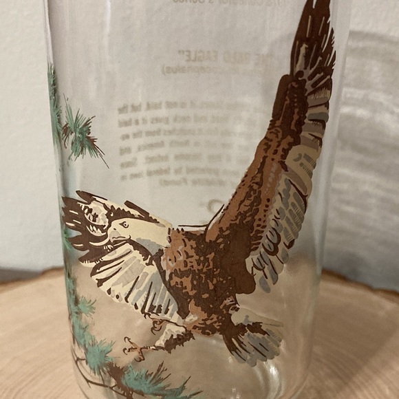 VINTAGE BURGER CHEF "THE BALD EAGLE" 1978 ENDANGERED SPECIES COLLECTORS Glass - Picture 2 of 13